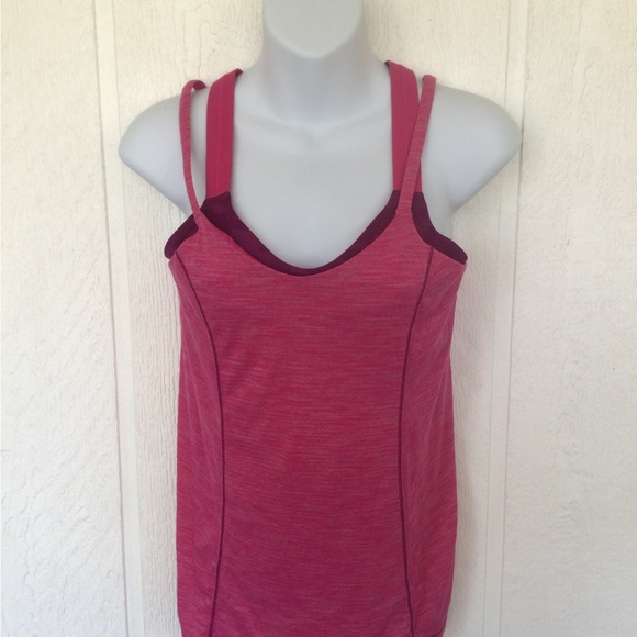 LULULEMON RUN FOR GOLD TANK TOP WITH BRA SIZE 6 - Picture 4 of 13